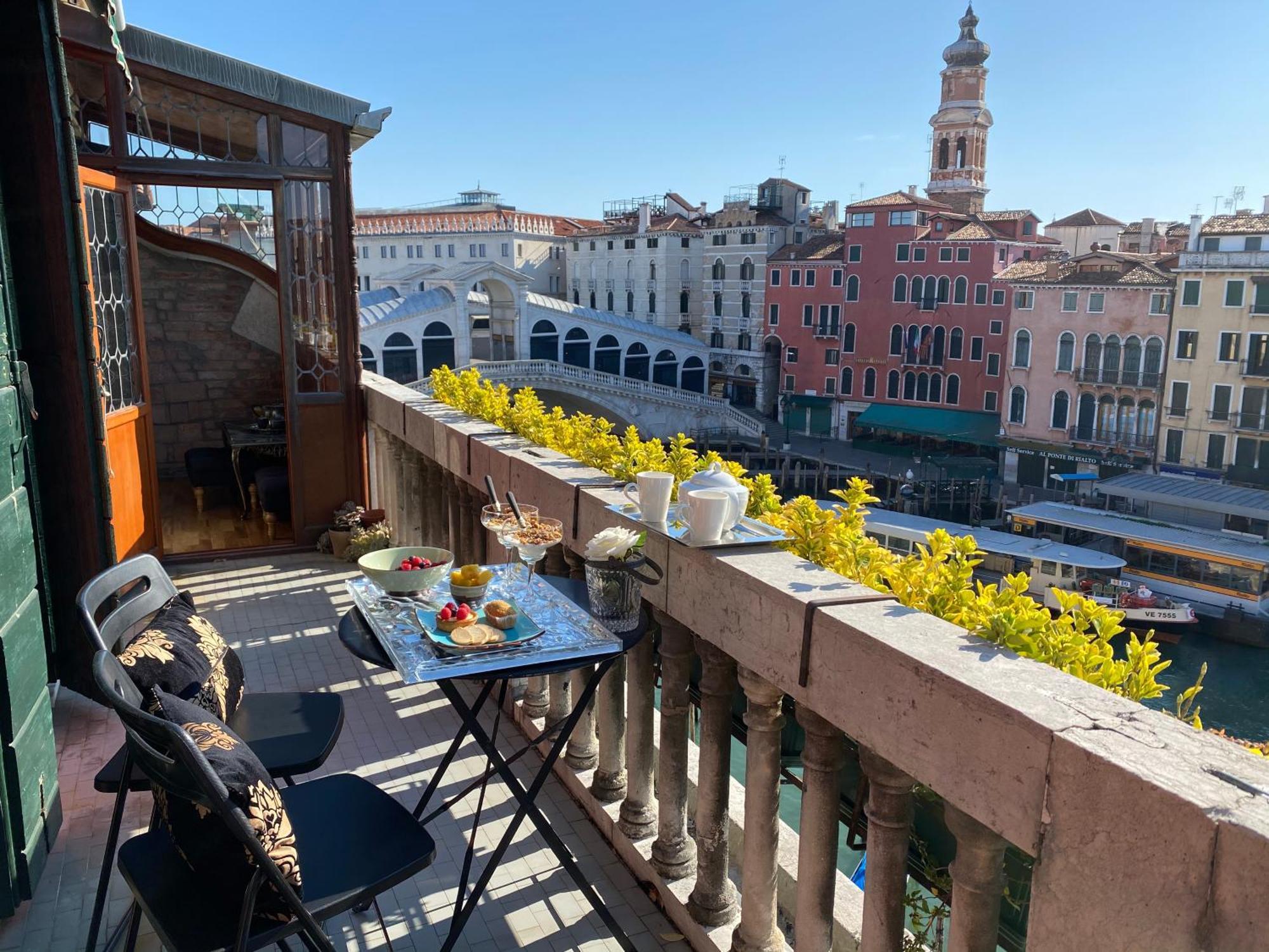 Rialto Terrace On The Grand Canal Wenecja Zewnętrze zdjęcie